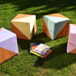 Chunky Cubes Seats: Set of 4: